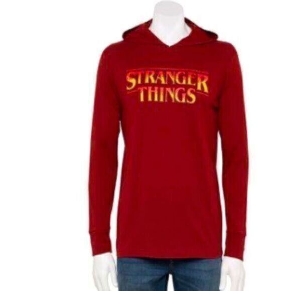 Men’s Stranger Things Hooded Tee - NWT -Size XL - Picture 1 of 1